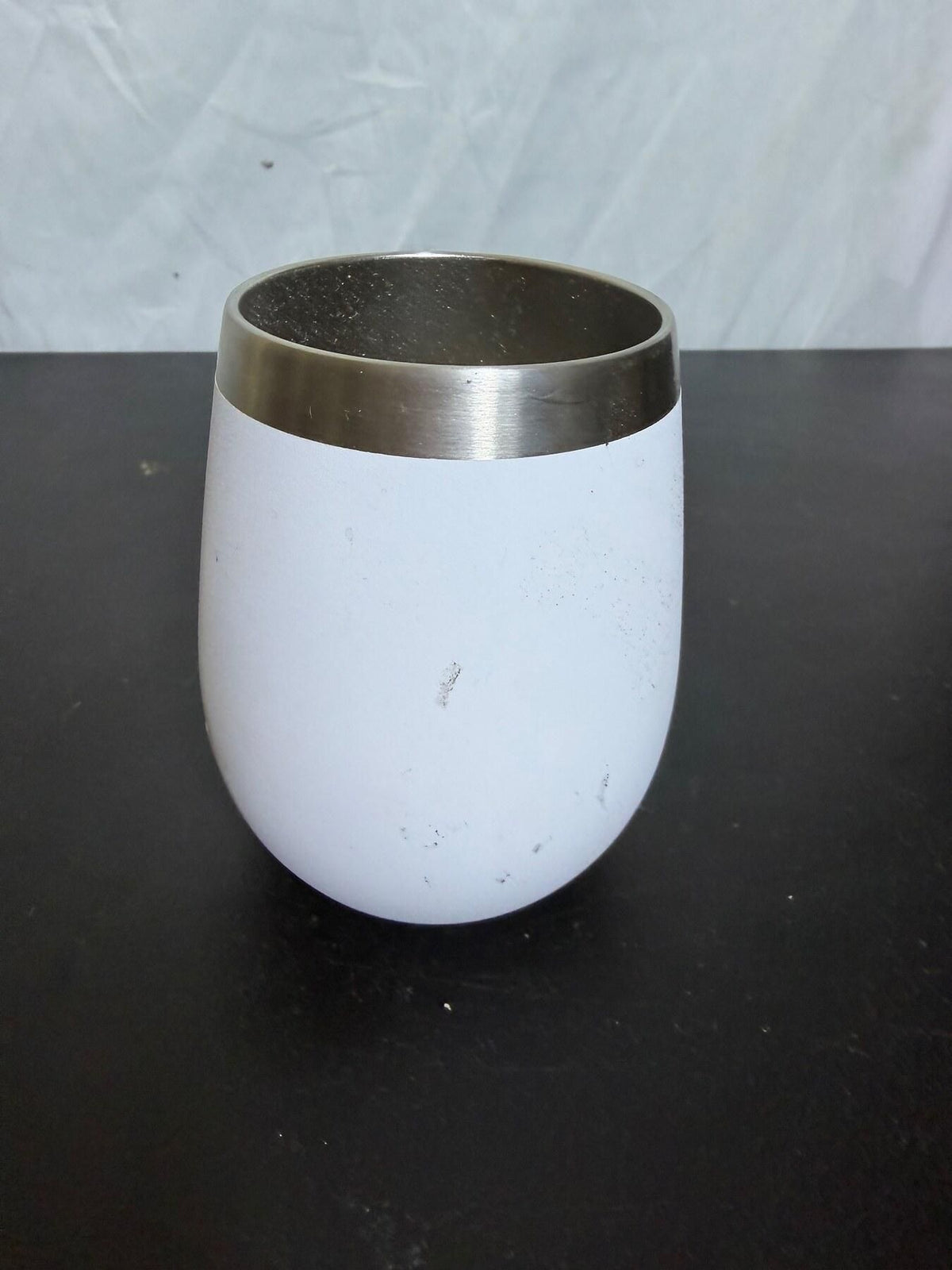 Yeti 10oz White Stainless Steel Insulated Stemless Tumbler Cup - Wormhole Thrift