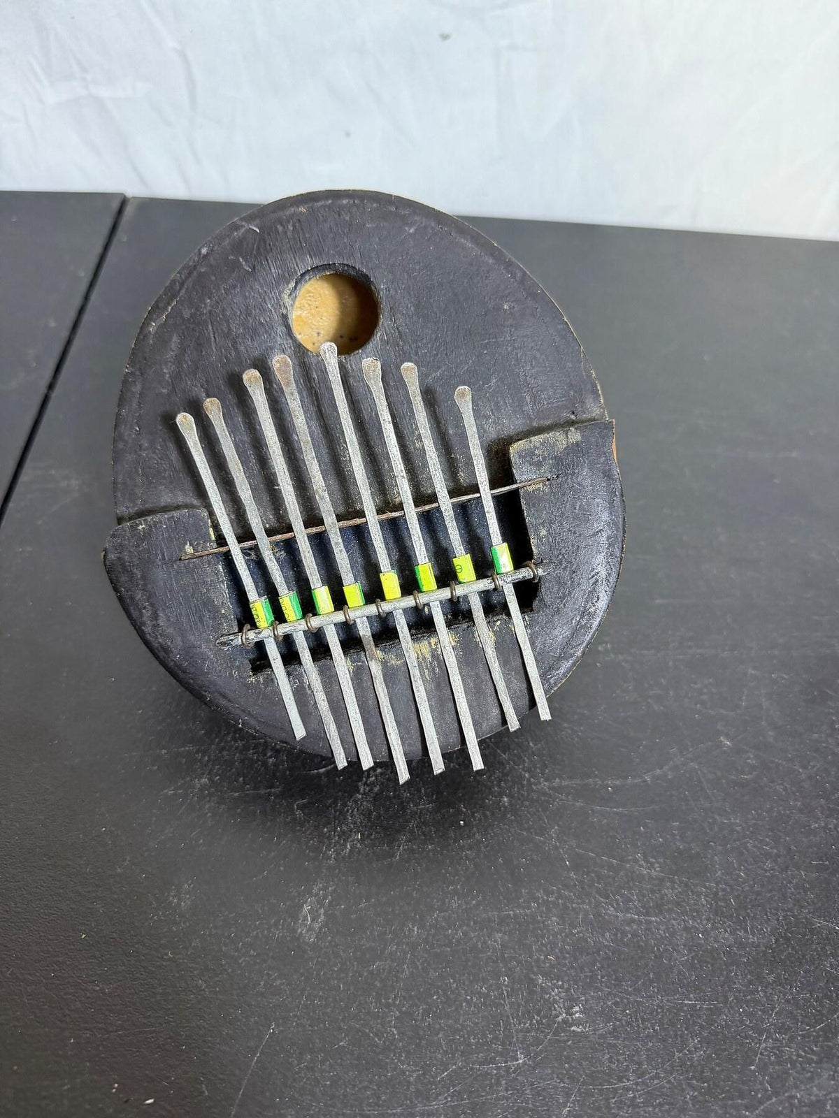 Vintage African Gourd Kalimba Thumb Piano - Made in Burkina Faso - Wormhole Thrift