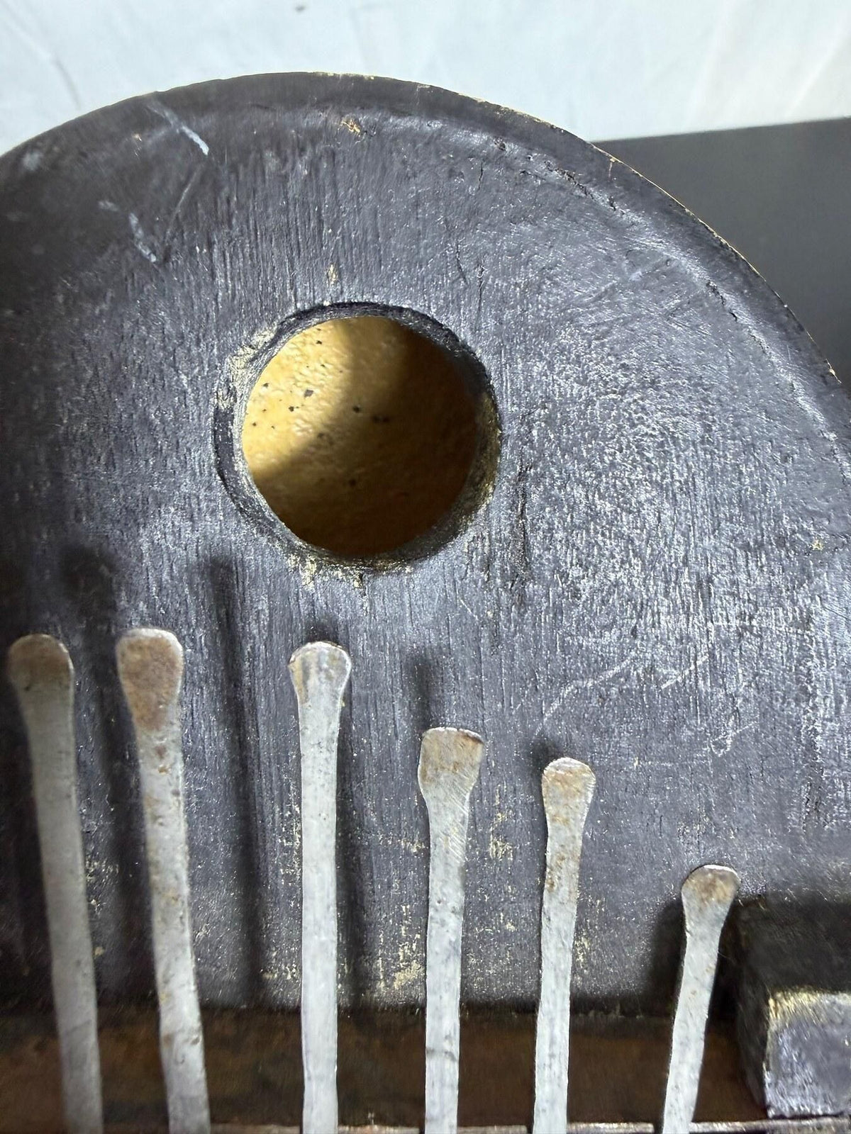 Vintage African Gourd Kalimba Thumb Piano - Made in Burkina Faso - Wormhole Thrift