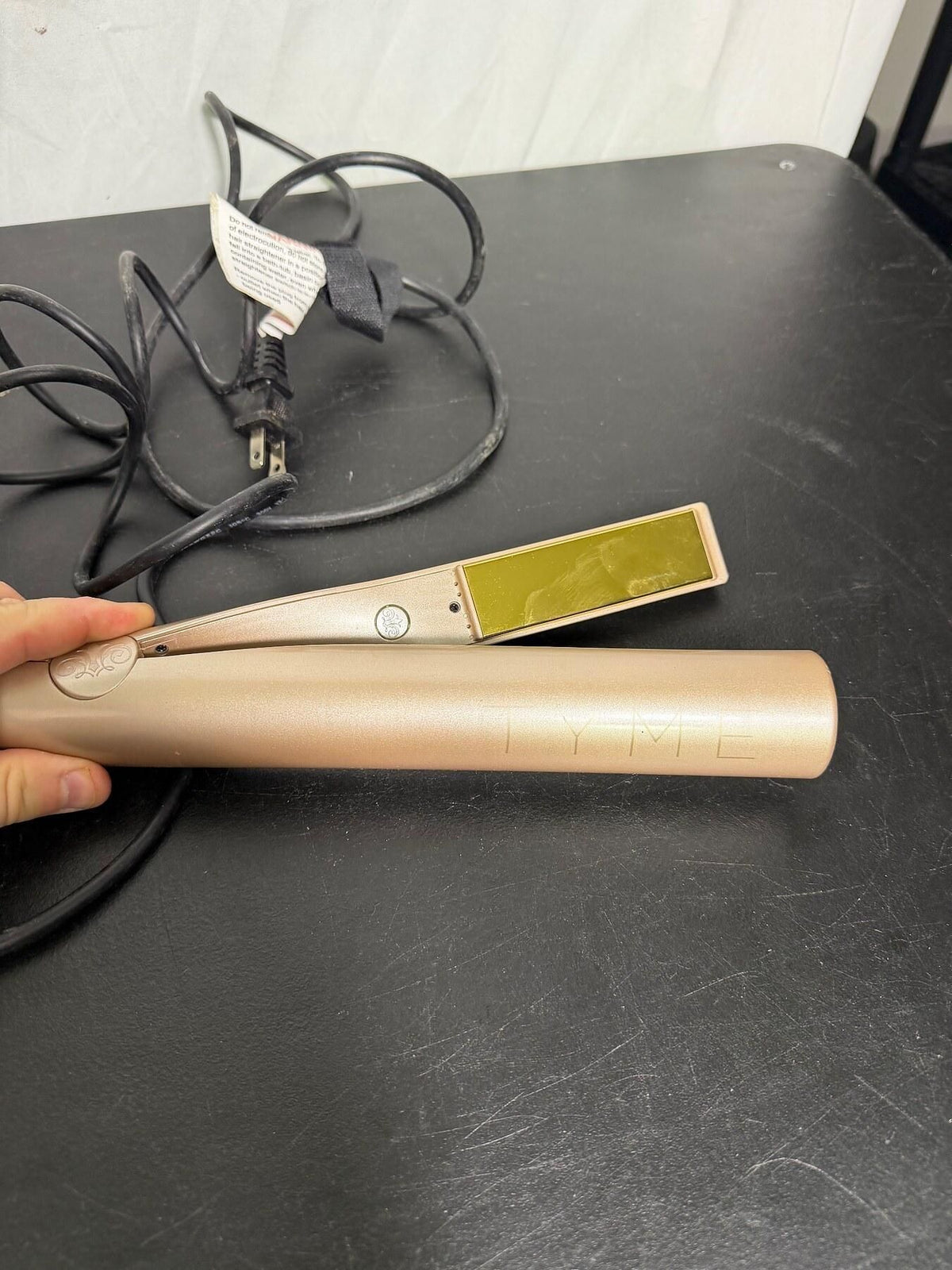 TYME Iron Original Hair Straightener Curling Iron Rose Gold - Wormhole Thrift