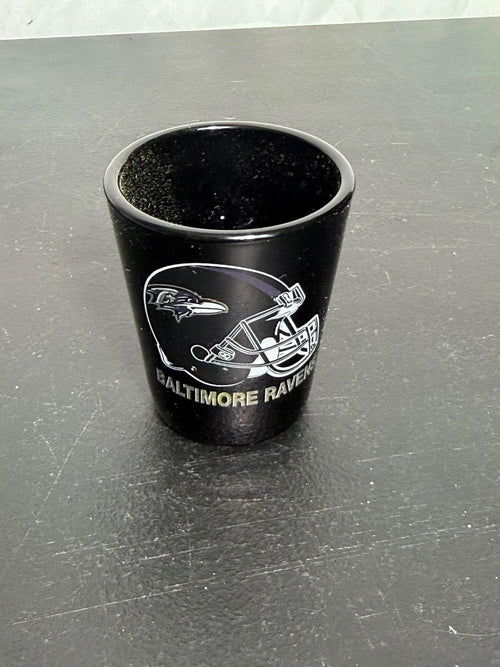 Baltimore Ravens NFL Football Helmet Black Shot Glass - Wormhole Thrift