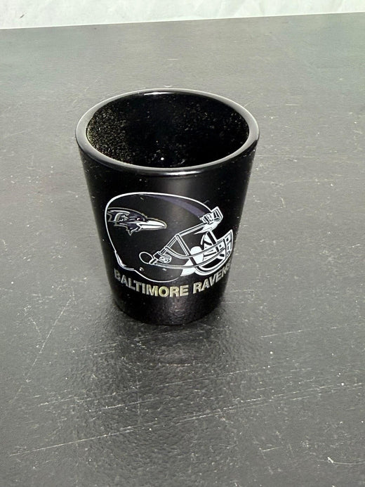 Baltimore Ravens NFL Football Helmet Black Shot Glass - Wormhole Thrift