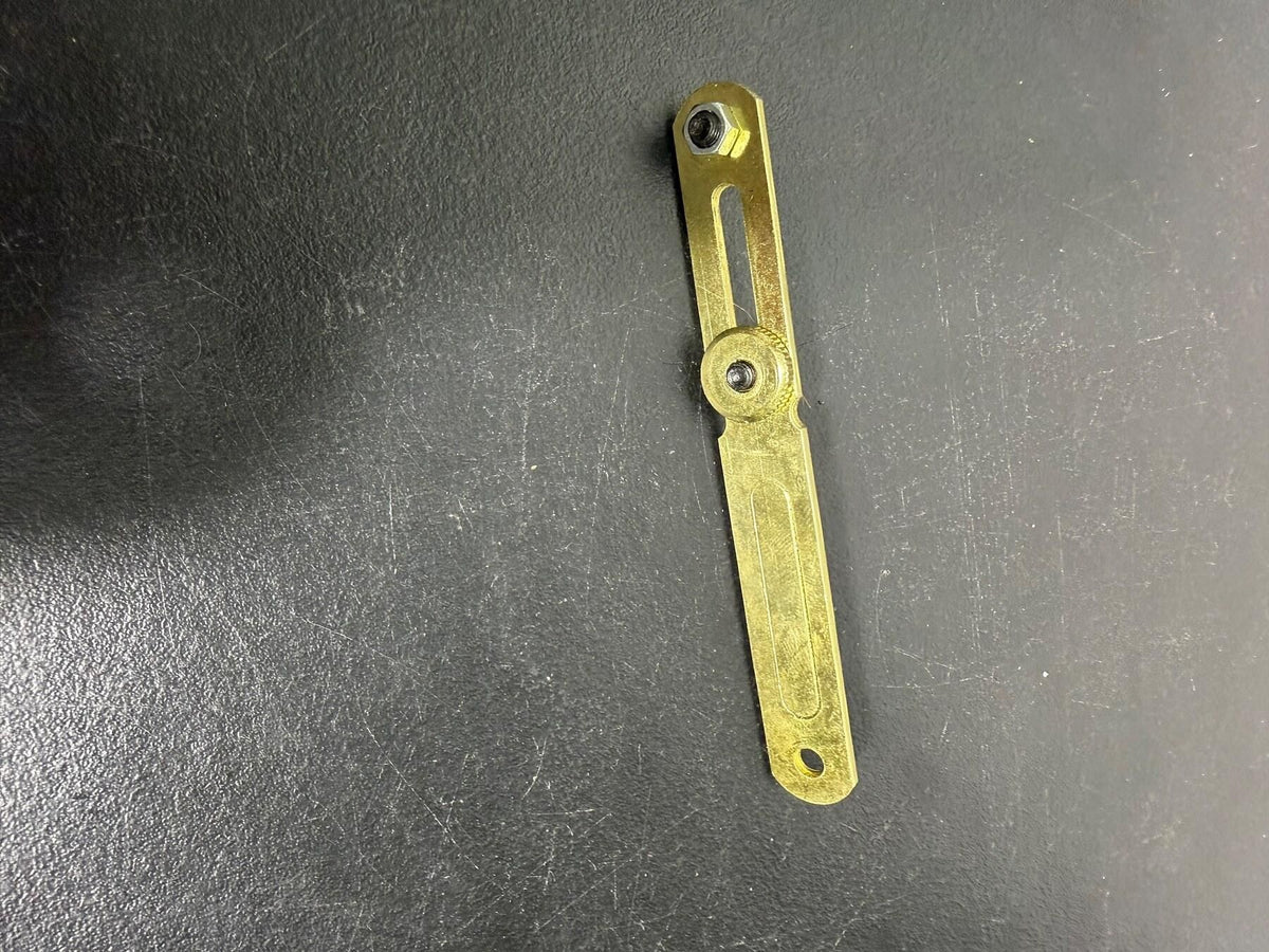 Vintage Brass-Tone Adjustable Watch Case Opener Tool - Wormhole Thrift