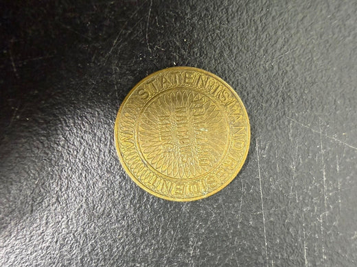 Vintage Staten Island Narrows Bridge TBTA Toll Token - Wormhole Thrift