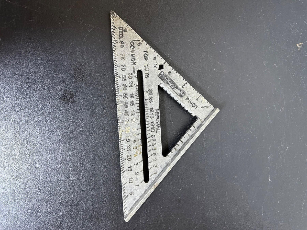 Vintage 1987 Swanson Anson Speed Square Rafter Framing Tool USA - Wormhole Thrift