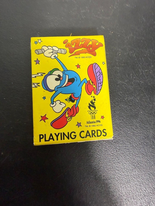 Vintage Atlanta 1996 Olympics Izzy Playing Cards USPCC - Wormhole Thrift