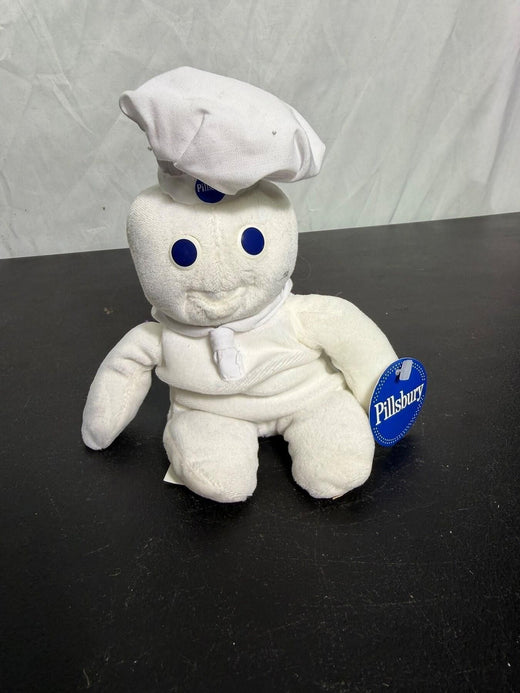 Vintage 1997 Pillsbury Doughboy Beanbag Plush by Dakin - Wormhole Thrift
