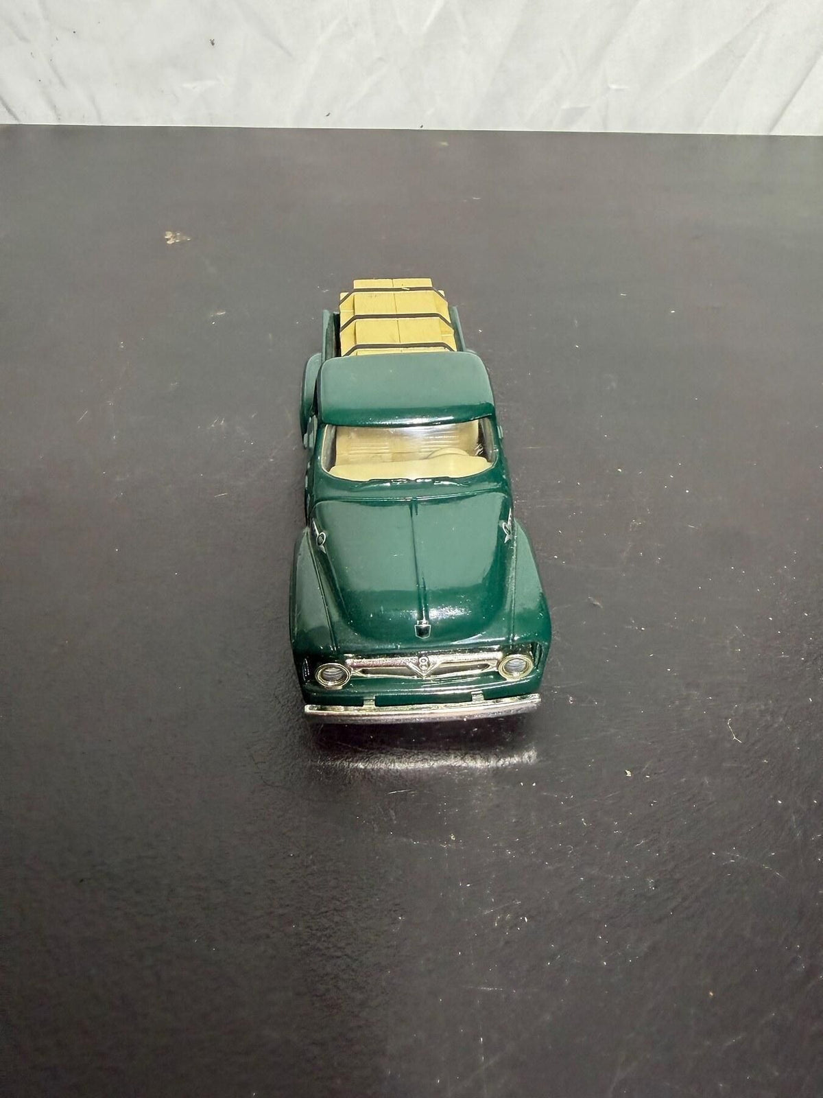 Vintage 1998 Road Champs 1955 Ford F-100 Diecast Pickup Truck Green - Wormhole Thrift
