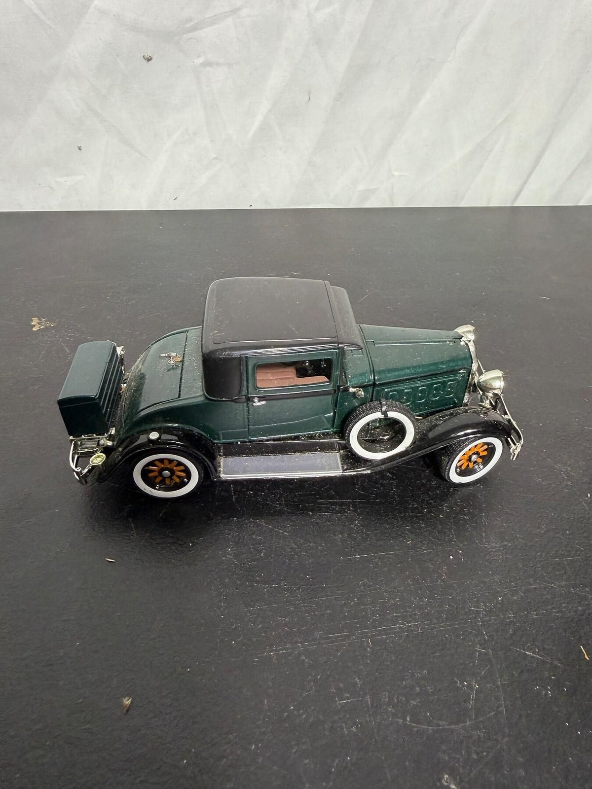 Vintage Signature 1930 Hudson Diecast Model Car Green Coupe - Wormhole Thrift