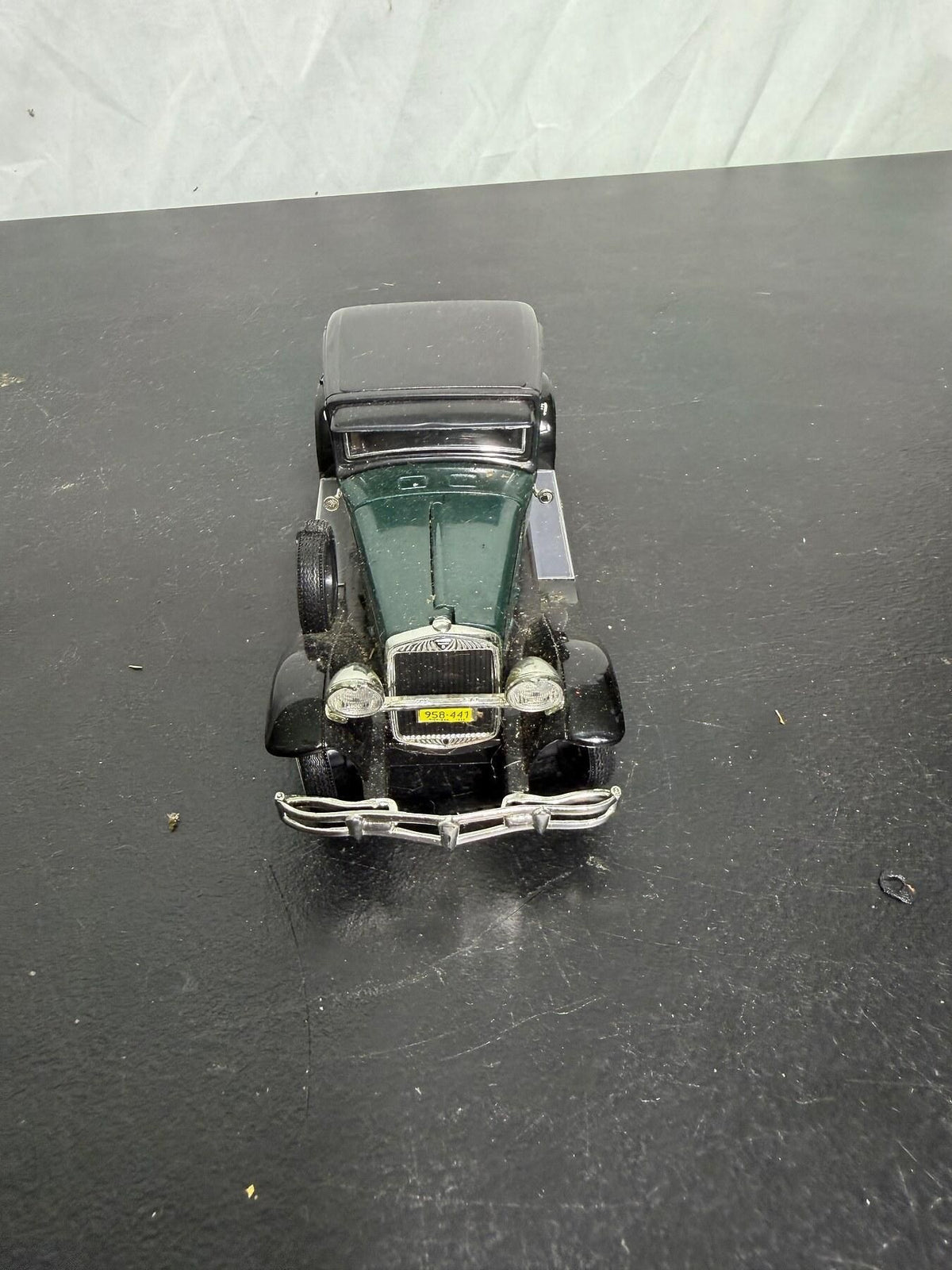 Vintage Signature 1930 Hudson Diecast Model Car Green Coupe - Wormhole Thrift