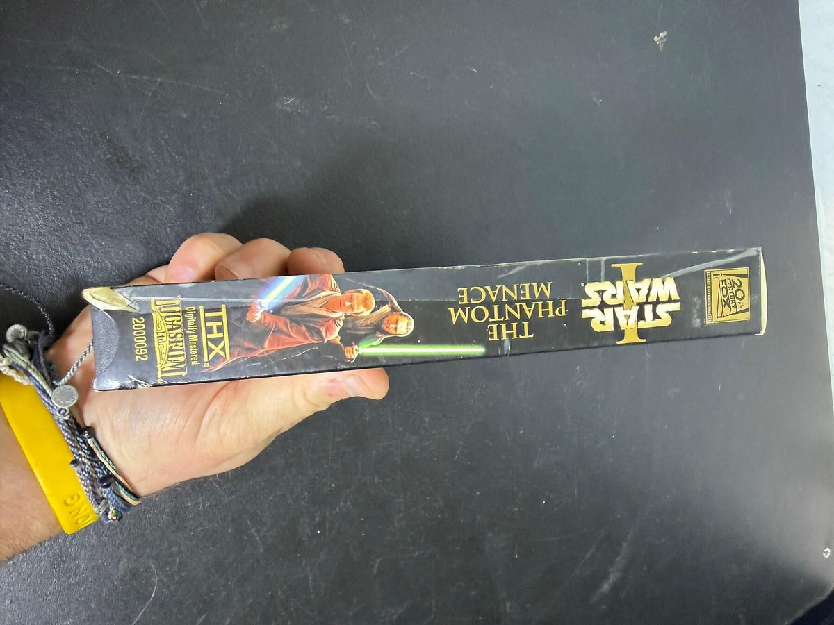 Vintage Star Wars Episode I The Phantom Menace VHS Tape 2000 Lucasfilm THX - Wormhole Thrift