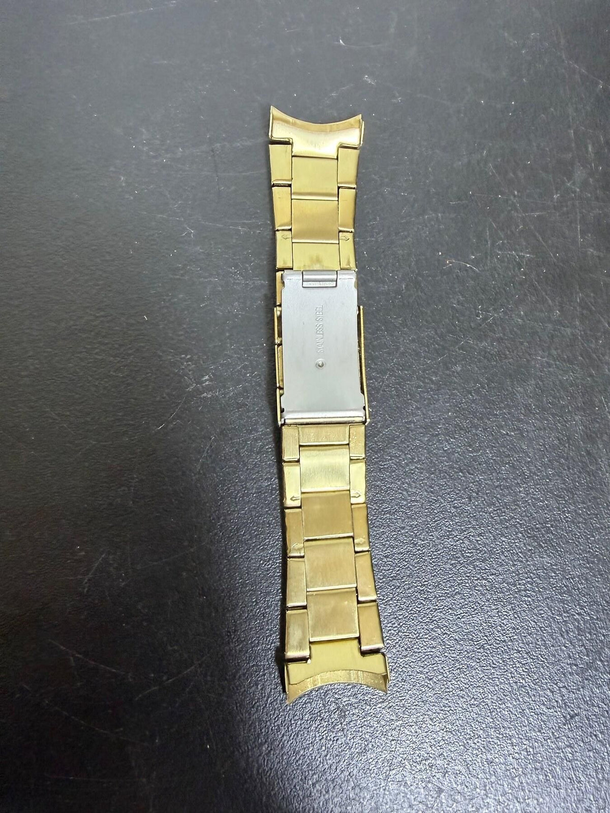 Fossil Gold Tone Stainless Steel Watch Band Bracelet - Wormhole Thrift