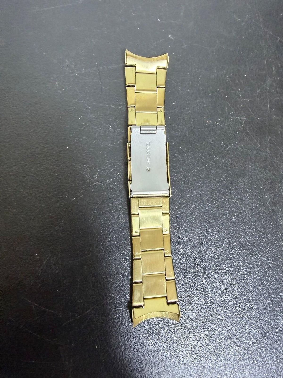 Fossil Gold Tone Stainless Steel Watch Band Bracelet - Wormhole Thrift