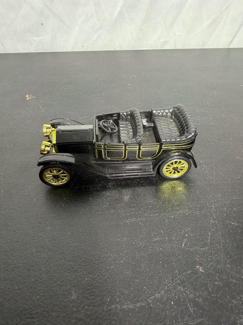 1911 Chevy Classic Six Model Car Black & Gold Toy Replica - Wormhole Thrift