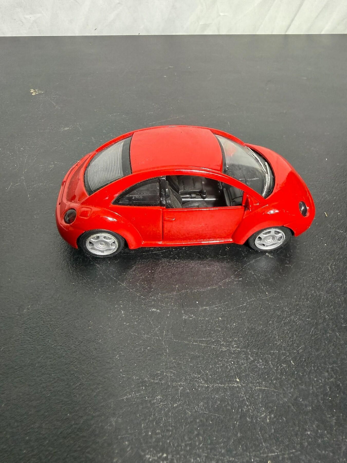 Vintage SMART TOYS 1999 Red Volkswagen New Beetle Toy Car - Wormhole Thrift