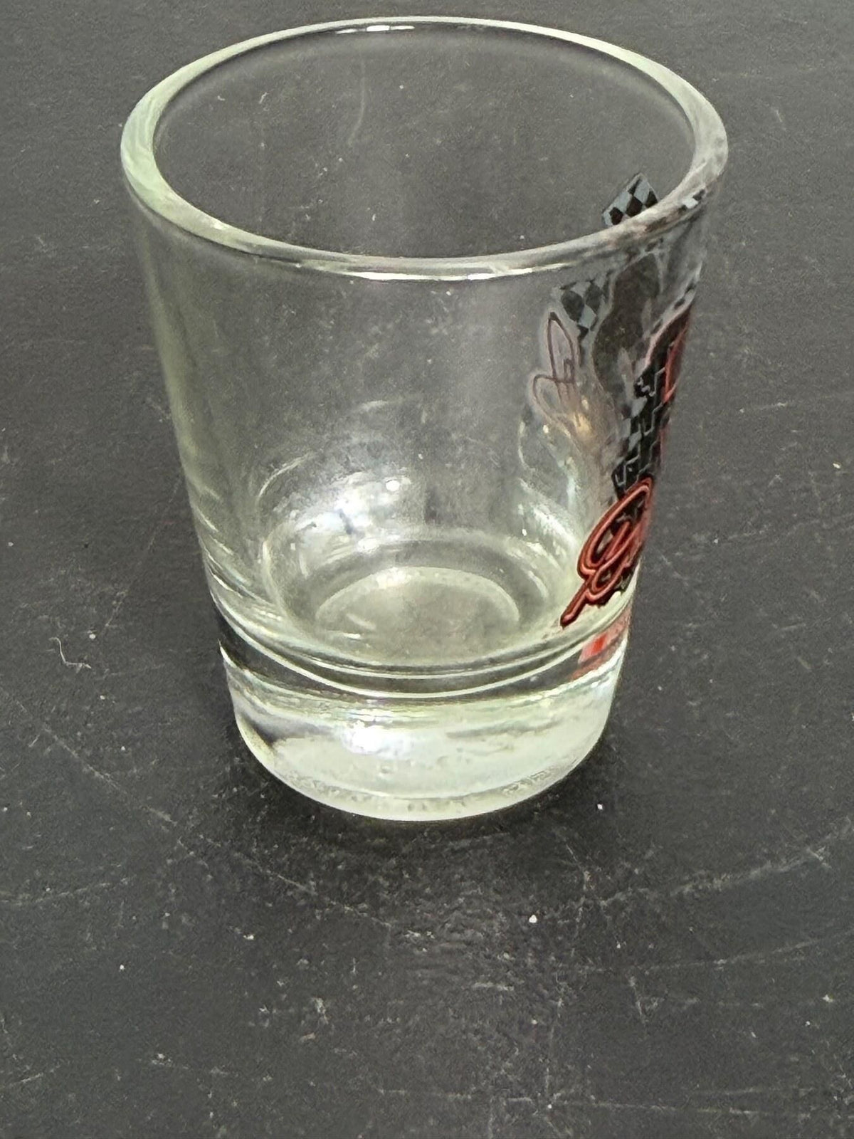 Vintage NASCAR Dale Earnhardt #3 Shot Glass - Collectible Glassware - Wormhole Thrift