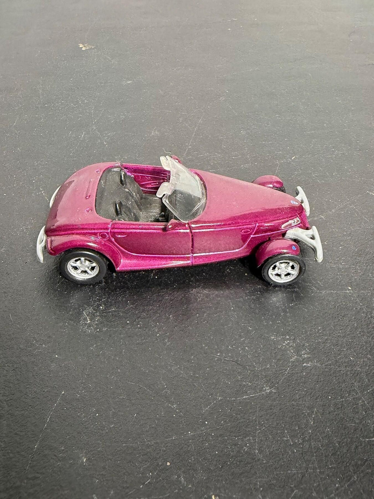 Vintage Maisto Plymouth Prowler 1:38 Scale Diecast Car - Metallic Purple - Wormhole Thrift