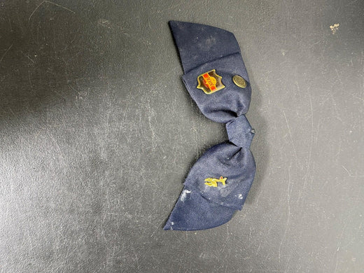 Vintage 1995 Super Bowl XXIX Publix Employee Dark Blue Bow Tie w/ Pins - Wormhole Thrift