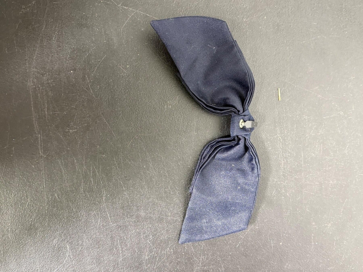 Vintage 1995 Super Bowl XXIX Publix Employee Dark Blue Bow Tie w/ Pins - Wormhole Thrift