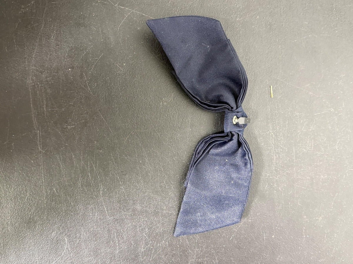 Vintage 1995 Super Bowl XXIX Publix Employee Dark Blue Bow Tie w/ Pins - Wormhole Thrift