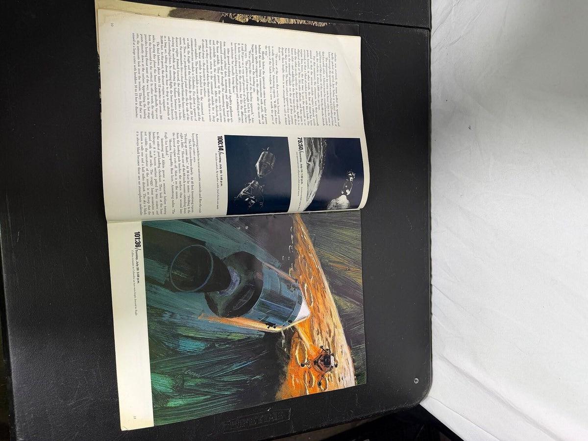 Vintage MAN ON THE MOON Apollo 11 Commemorative Publication Book - Wormhole Thrift
