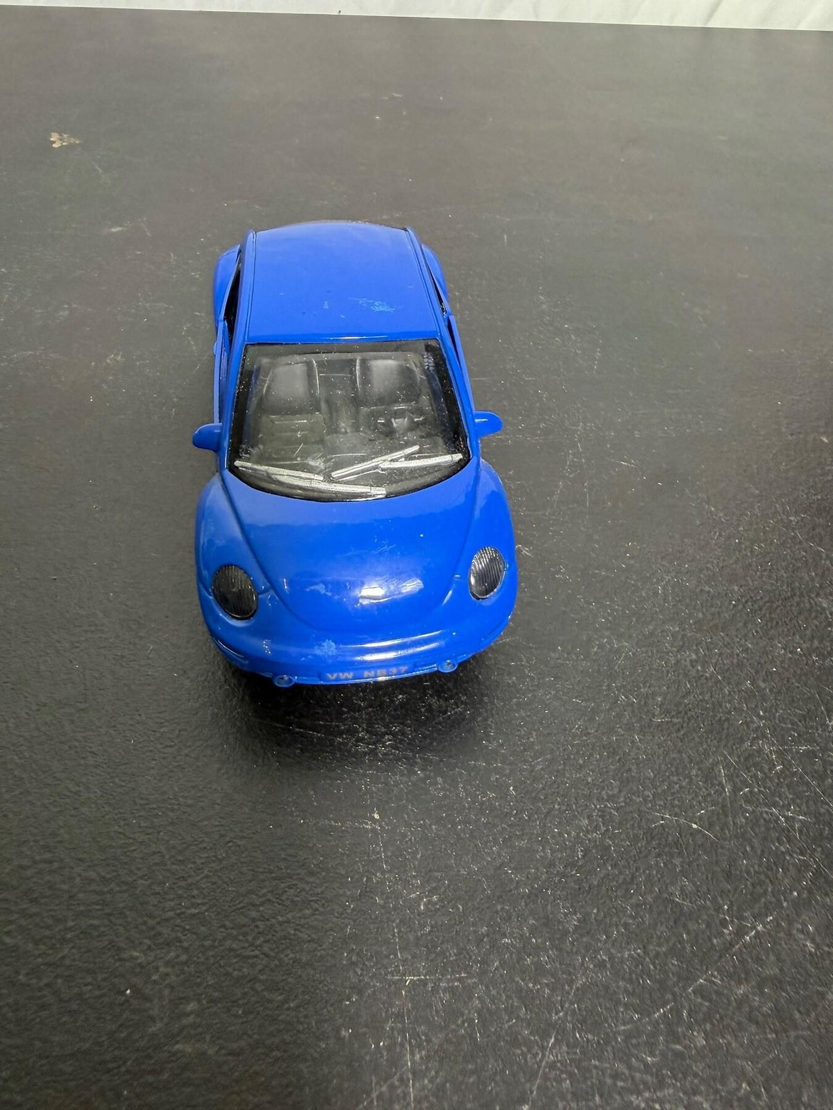 Vintage Smart Toys Volkswagen VW New Beetle Blue Toy Car 1999 - Wormhole Thrift