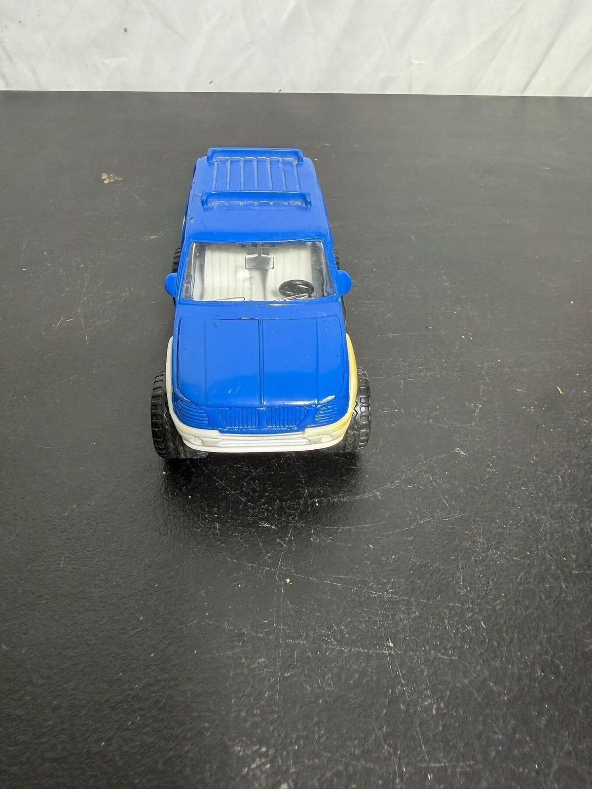 Mighty Wheels 4x4 Blue Plastic SUV Toy Truck 2001 Sema - Wormhole Thrift