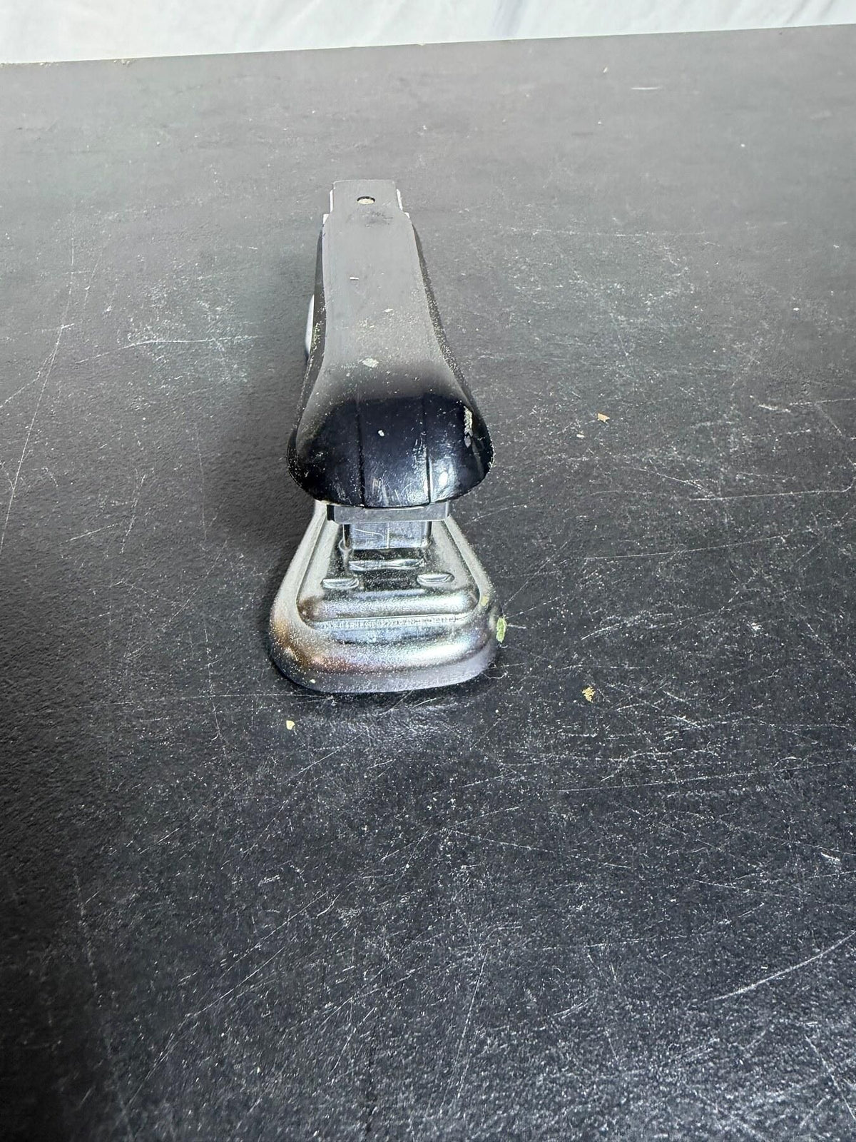 Vintage Ace Cadet Liftop Model 302 Stapler - Chrome & Black Office Tool - Wormhole Thrift