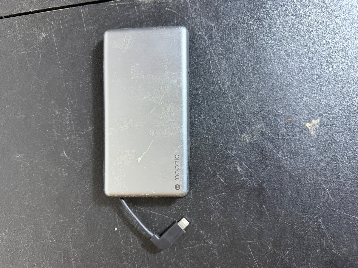 Mophie Powerstation Plus 6080mAh Portable Charger w/ Built-In Lightning - Wormhole Thrift