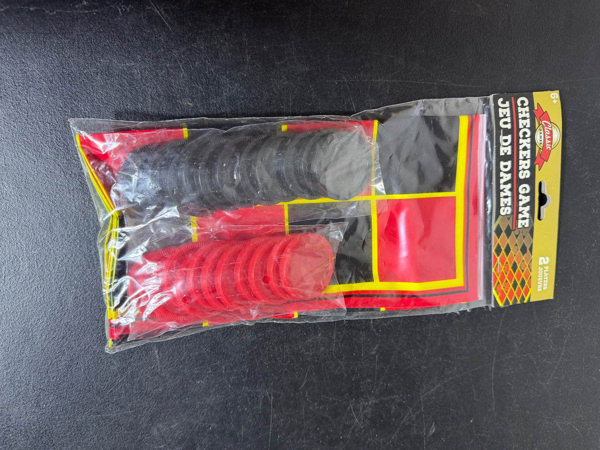 Cra-Z-Art Classic Checkers Game Sealed Package - Wormhole Thrift