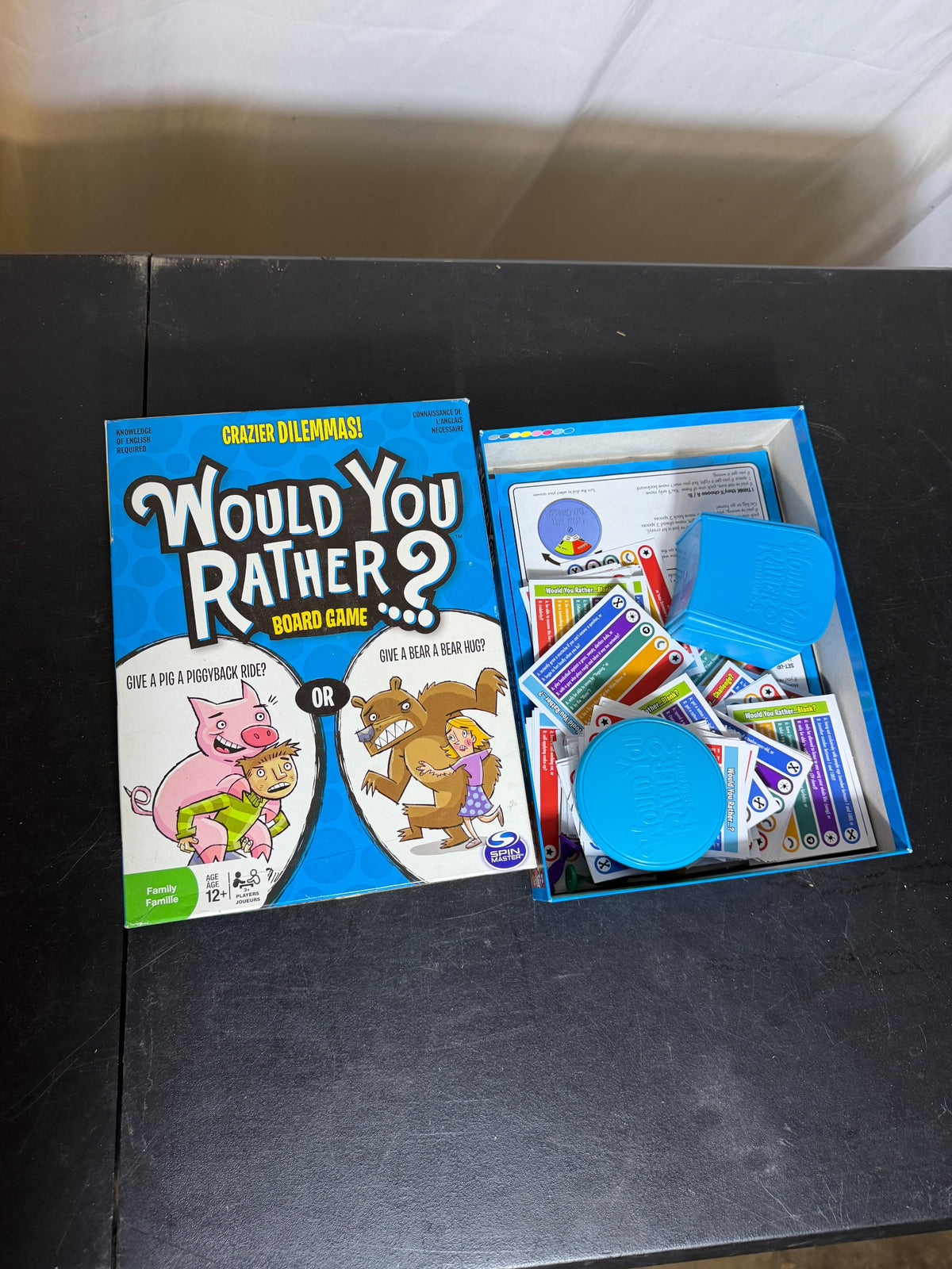 Spin Master Would You Rather? Crazier Dilemmas Board Game - Wormhole Thrift