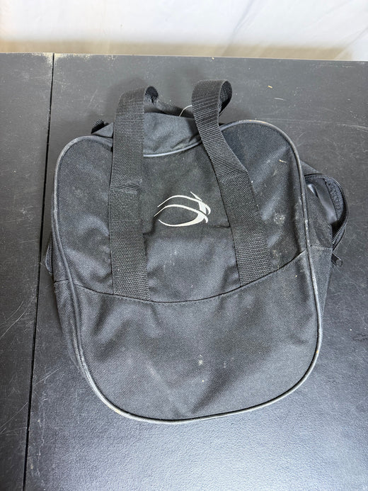 Saucony Black Zippered Utility Tote Bag with Logo - Wormhole Thrift