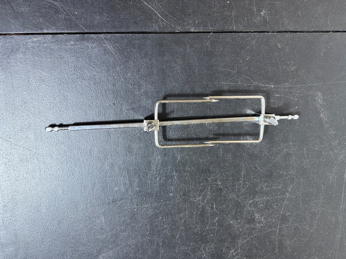 Rotisserie Spit Fork Set for Oven Grill BBQ Metal - Wormhole Thrift