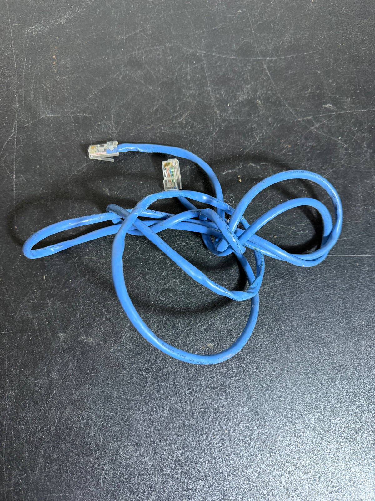 Belkin Category 5e Ethernet Patch Cable Blue UTP 24AWG - Wormhole Thrift