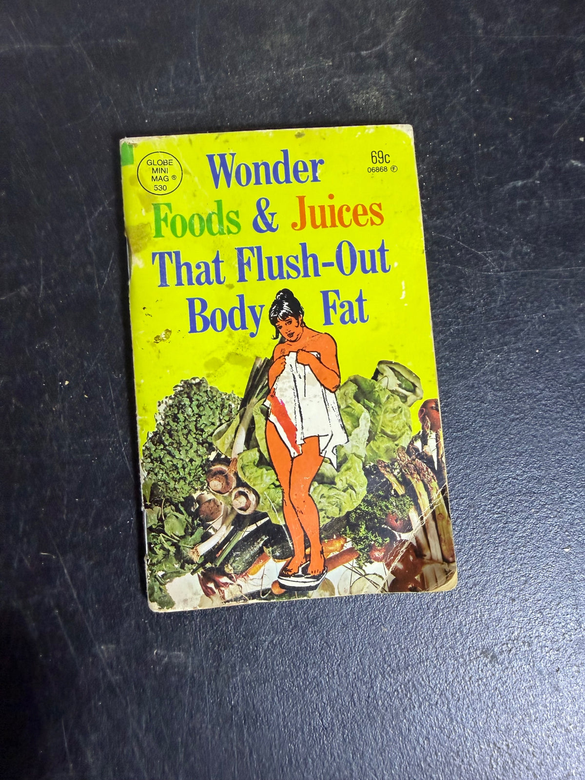 Vintage 1983 Globe Mini Mag #530 Wonder Foods & Juices That Flush-Out Body Fat - Wormhole Thrift