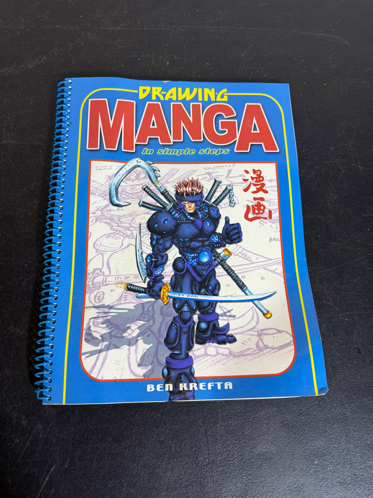 Drawing Manga in Simple Steps by Ben Krefta - 2003 Art Instruction Book - Wormhole Thrift