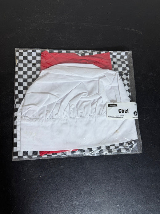 Lakeshore Chef Dress-Up Costume Set - Hat & Apron - Ages 3+ - Wormhole Thrift