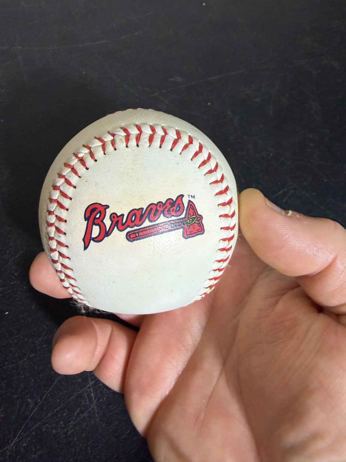 Atlanta Braves MLB Baseball Collectible - Wormhole Thrift