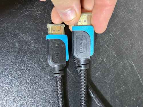 Black Braided HDMI Cable - Wormhole Thrift