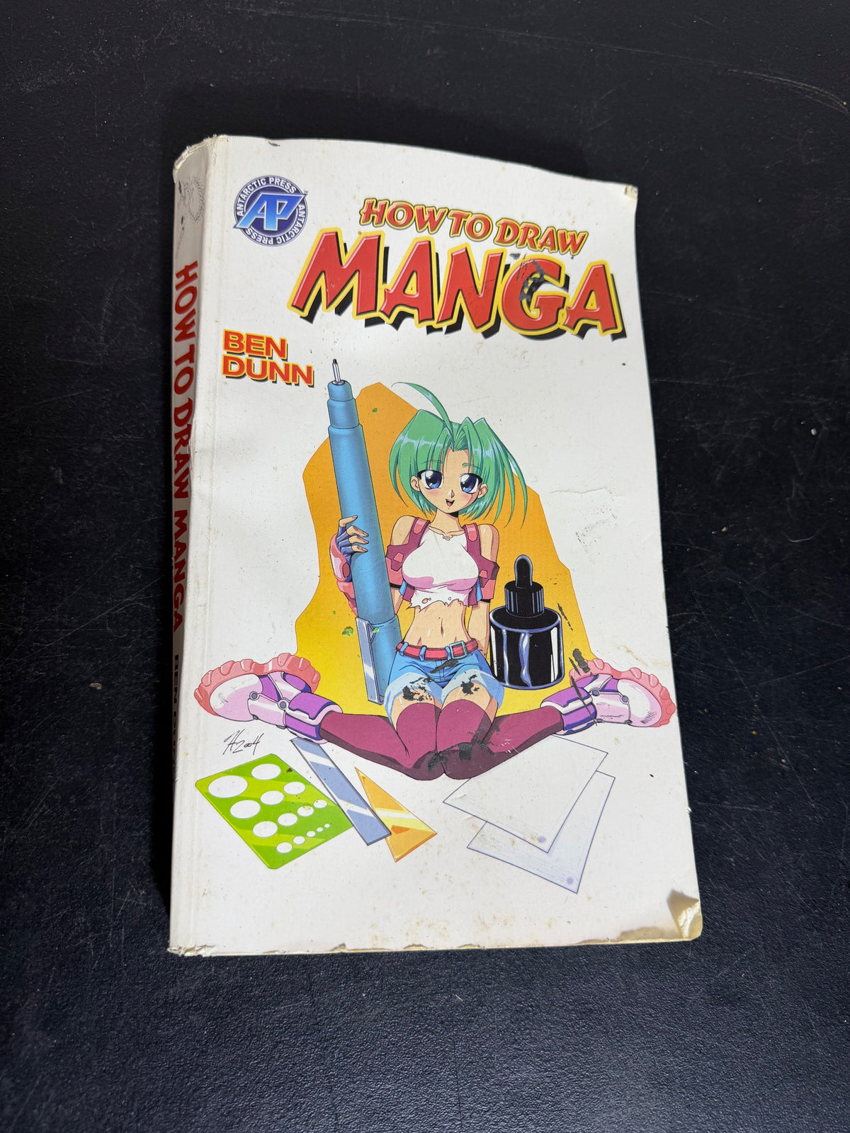 Vintage How to Draw Manga with Ben Dunn Art Instruction Book 2004 - Wormhole Thrift