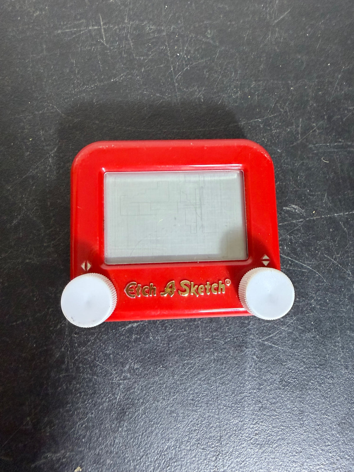 Spin Master Etch A Sketch Classic Red Drawing Toy - Wormhole Thrift