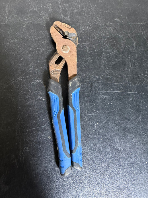 Vintage Kobalt Tongue & Groove Pliers - Heavily Rusted Hand Tool - Wormhole Thrift