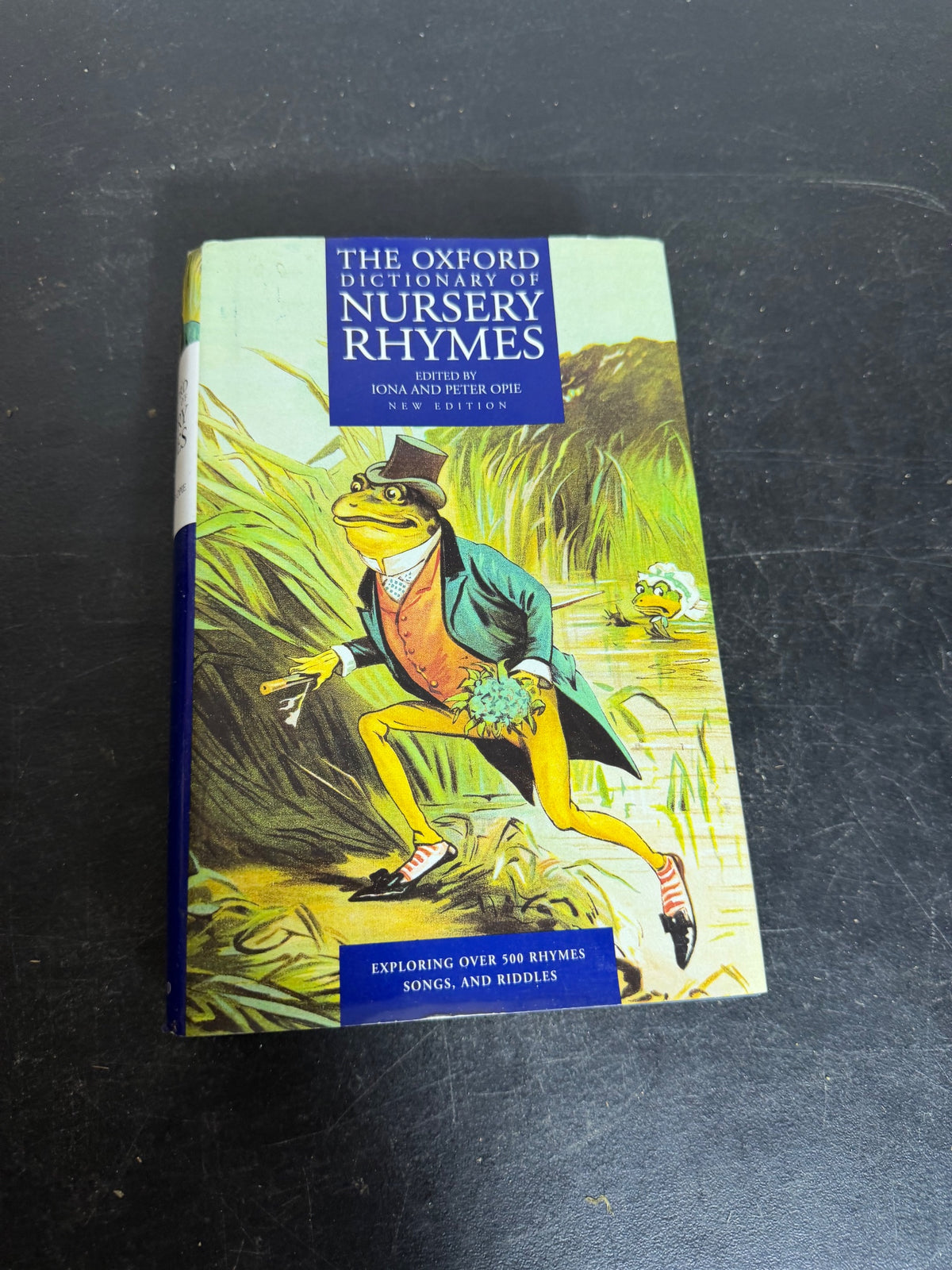 Vintage The Oxford Dictionary of Nursery Rhymes Iona & Peter Opie 1997 Hardcover - Wormhole Thrift