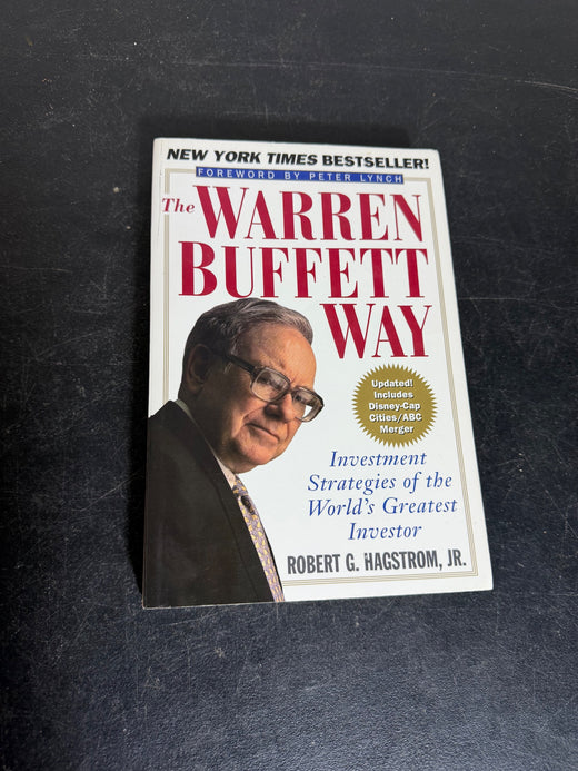 Vintage The Warren Buffett Way by Robert G. Hagstrom Jr. Paperback Book - Wormhole Thrift