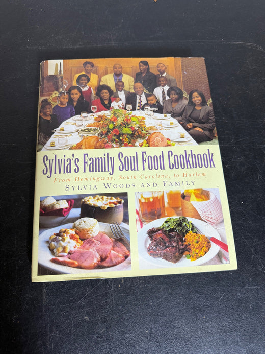 Vintage Sylvia's Family Soul Food Cookbook 1st Ed 1999 William Morrow - Wormhole Thrift